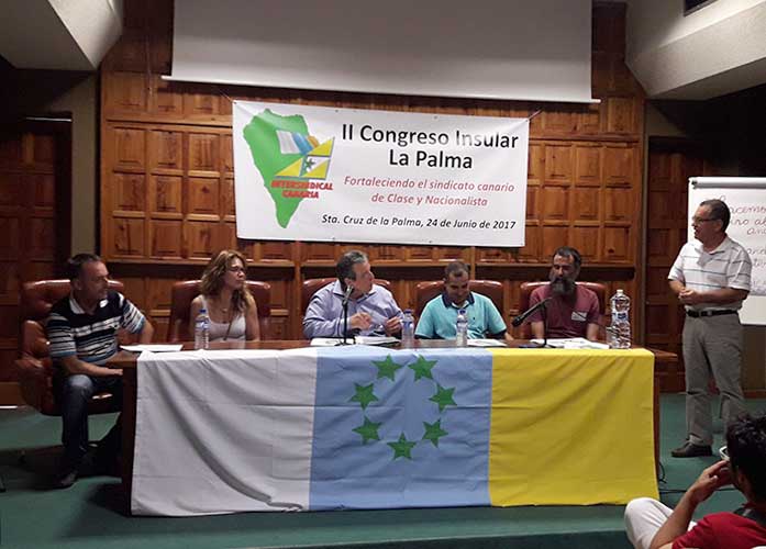 Intersindical celebró en La Palma su II Congreso insular
