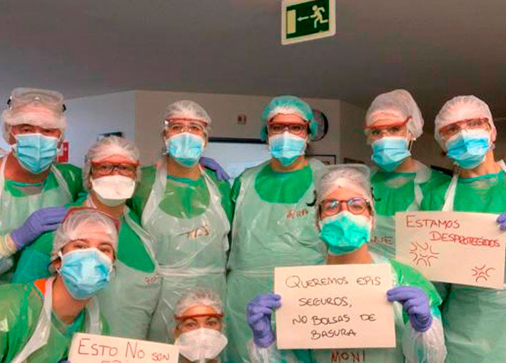 Una sentencia obliga a indemnizar a los sanitarios por no contar con las suficientes medidas de protección ante el COVID Una sentencia obliga a indemnizar a los sanitarios por no contar con las suficientes medidas de protección ante el COVID