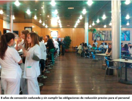 Los trabajadores y usuarios del Hospital Universitario de Canarias sin cafetería-comedor por la desidia de la gerencia y del SCS