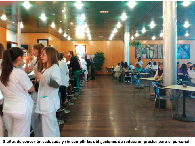 Los trabajadores y usuarios del Hospital Universitario de Canarias sin cafetería-comedor por la desidia de la gerencia y del SCS Los trabajadores y usuarios del Hospital Universitario de Canarias sin cafetería-comedor por la desidia de la gerencia y del SCS