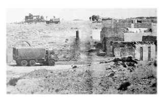 El ejército apisona con camiones el yacimiento arqueológico de Tufía 1 de Marzo de 1989 El ejército apisona con camiones el yacimiento arqueológico de Tufía 1 de Marzo de 1989