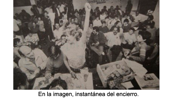 Conflicto y encierro de trabajadores sanitarios grancanarios 24 de marzo de 1986.