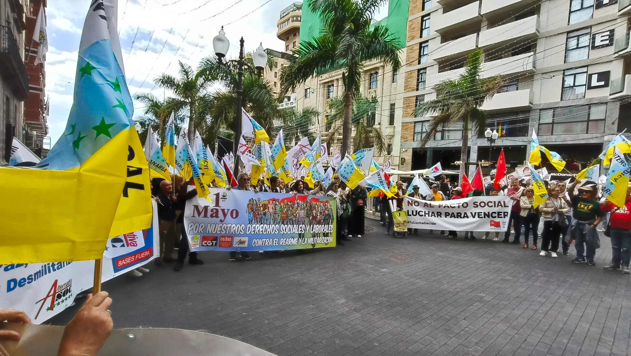 Un 1º de Mayo unitario en las convocatorias, pero divergente en ideologías y prioridades para mejorar los derechos laborales