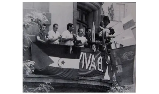 Encierro en Las Palmas para la devolución del patrimonio sindical 8 de junio de 1979