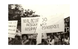 Huelga general en Lanzarote por el acuerdo pesquero con Marruecos 17 de agosto de 1983 Huelga general en Lanzarote por el acuerdo pesquero con Marruecos 17 de agosto de 1983