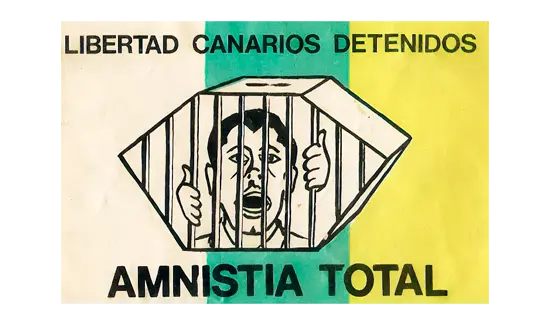 Huelga de hambre de presos políticos canarios 2 de agosto de 1977 Huelga de hambre de presos políticos canarios 2 de agosto de 1977