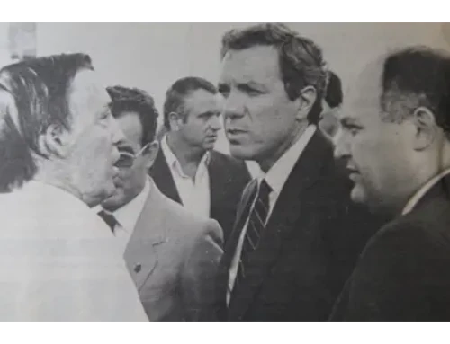 El ministro Barrionuevo duramente contestado en su visita a  La Gomera 11 de septiembre de 1985