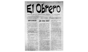 Se publica el número 1 de “El Obrero”