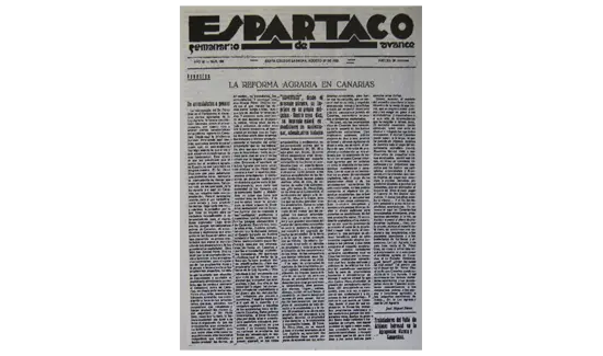 La independencia de Canarias, reivindicación del Partido Comunista de España 28 de octubre de 1933