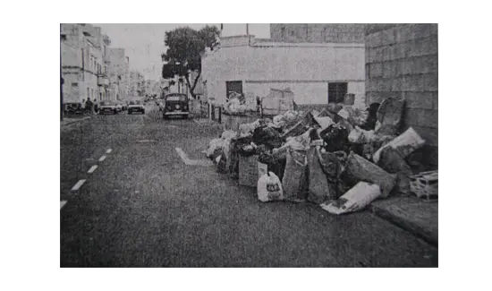 Finaliza la huelga de 26 días en la limpieza pública en Arrecife 16 de noviembre de 1993