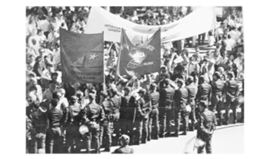 Huelga de los empleados públicos contra el Gobierno 11 de diciembre de 1996.