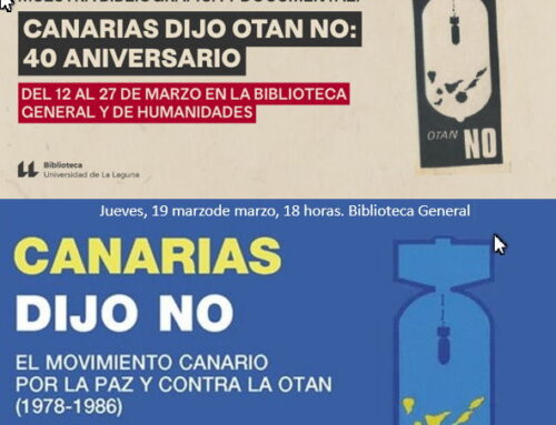 La biblioteca universitaria de La Laguna rememora el 40 aniversario del NO de los canarios a la OTAN