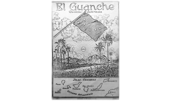 “El Guanche” reproduce la bandera izada anteriormente en “El Ateneo” “El Guanche” reproduce la bandera izada anteriormente en “El Ateneo”