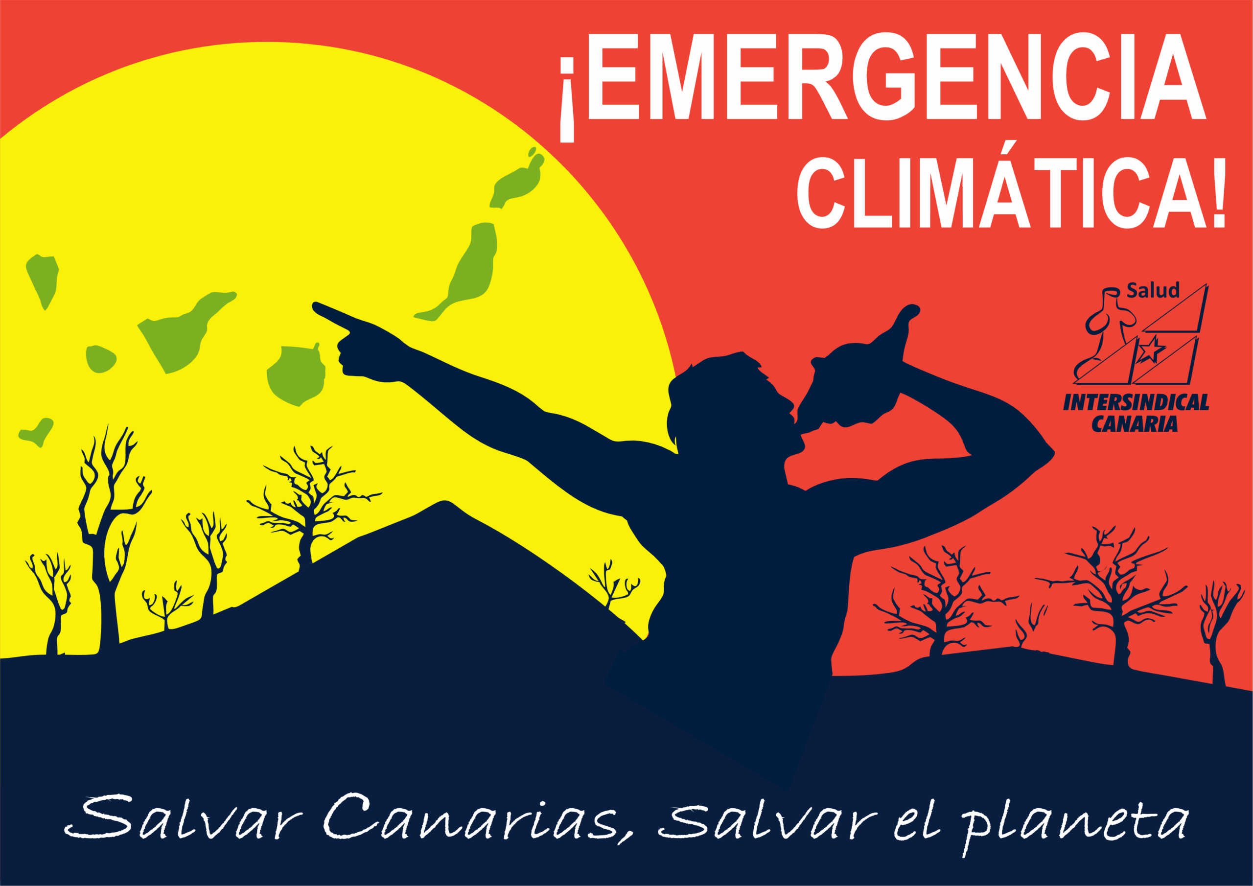 Diseño Salvar Canarias Salvar el chico horizontal